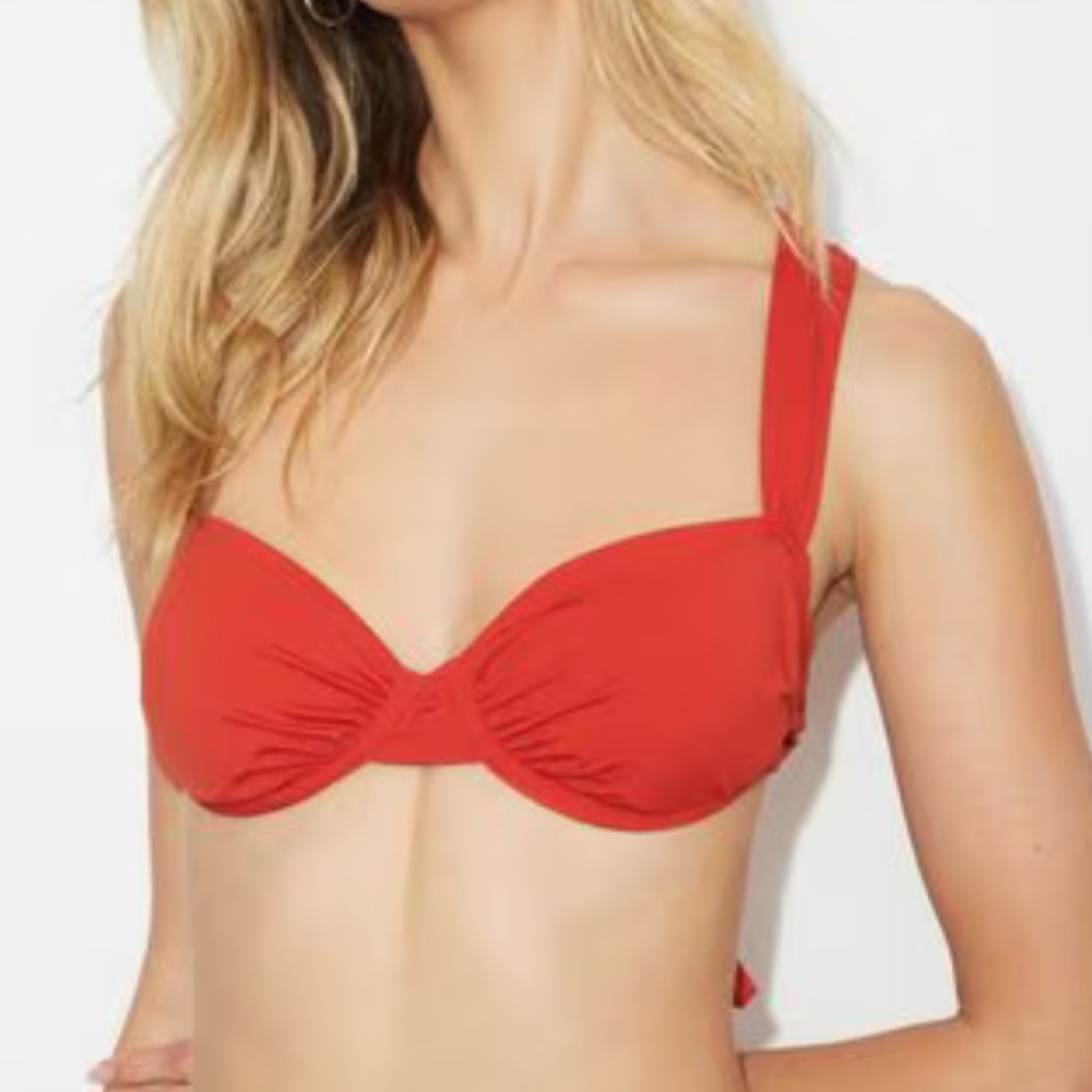 Dynamite Bold Red Bikini Top